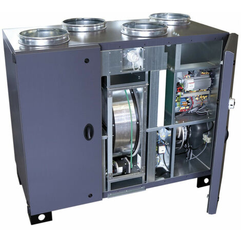 Double flux rotatif 3500 m3/h br Rejet vertical + Régul Corrigo + Batt br eau chaude S&P (UNELVENT) 241041