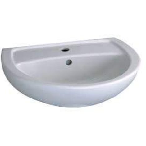 Lavabo BASTIA 60 cm blanc GEBERIT 501.606.00.1 (1/2)
