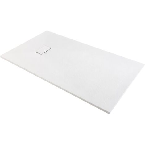 Odyssea – Receveur de douche à encastrer 180x90 cm – Extra-plat en acrylique renforcé – Surface antidérapante – Installation facile