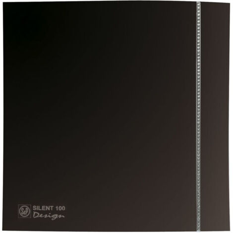 Aérateur VMP - SILENT 100 CZ BLACK DESIGN SW UNELVENT - 403487 Aérateur VMP ultra-silencieux design clapet anti-retour couleur Black Swarovski