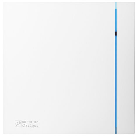 Aérateur design 95 m3/h clapet anti-retour moteur 12V IP57 classe III D100mm S&P (UNELVENT) 403553 (1/2)