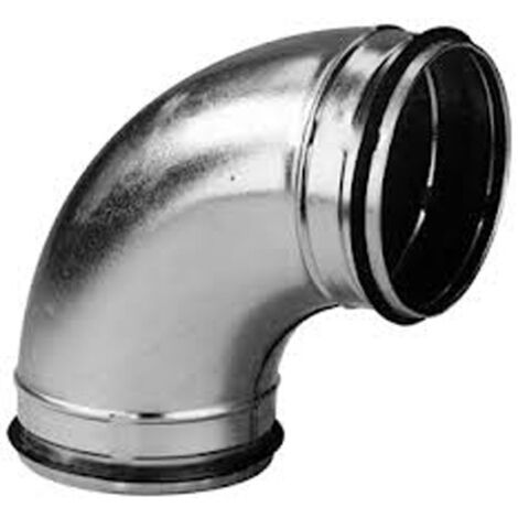Coude 45° mâle/mâle acier galvanisé à joints, classe C, D 125 mm S&P (UNELVENT) 867758