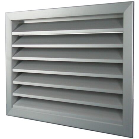 Grille extérieure de soufflage/reprise alu 430 à 840 m3/h D 300x300mm S&P (UNELVENT) 877691