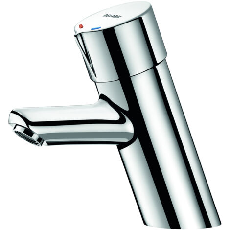 Delabie – Mitigeur temporisé monocommande pour lavabo – Débit 3 L/min à 3 Bar – Réglage température sur croisillon – Temporisation 7 sec (1/5)