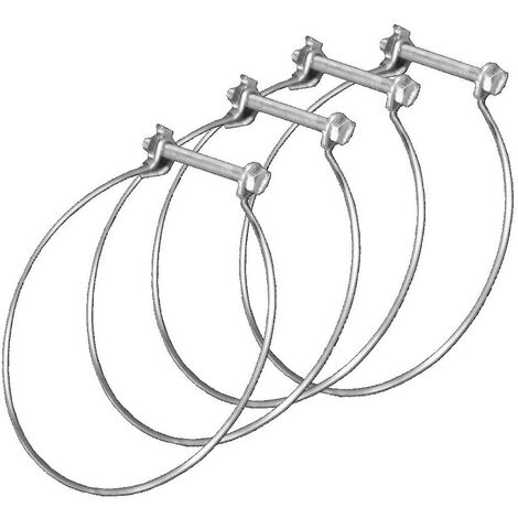 4 Colliers à fil diam. 100 mm - COF-100 S&P UNELVENT - 860101  Collier de fixation pour réseau de ventilation 100 mm
