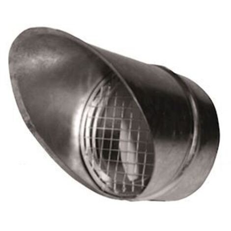auvent pare-pluie - diamètre 200 mm - unelvent 874636
