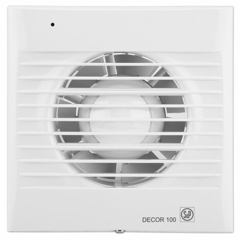 Aérateur - DECOR-100 CR UNELVENT - 401386  Tempo réglable de 1 à 30 mn - débit: 95 m3/h - diam.: 98 mm