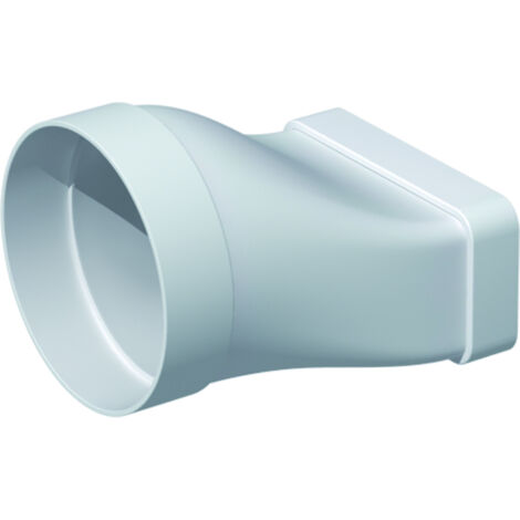Unelvent – Manchon mixte PVC rigide 55 x 110 mm – Raccord circulaire D 100 mm pour réseaux de gaines – 833648