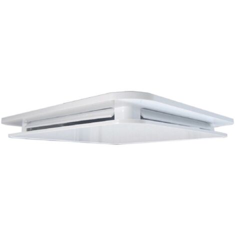 Bouche extra-plate design avec volets orientables br Sans manchette D200 mm S&P (UNELVENT) 855020