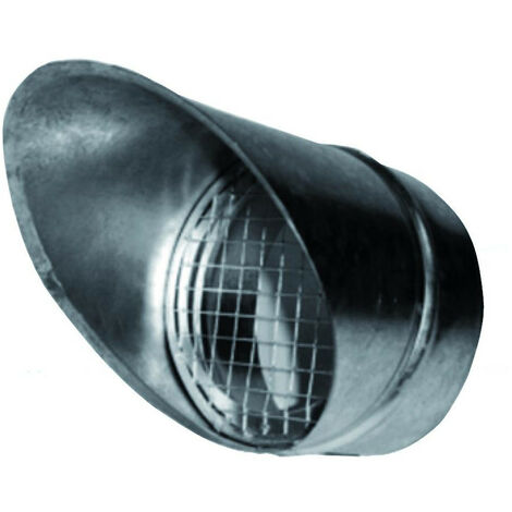 Auvent pare-pluie acier galvanisé diamètre de raccordement 500 mm br S&P (UNELVENT) 875067