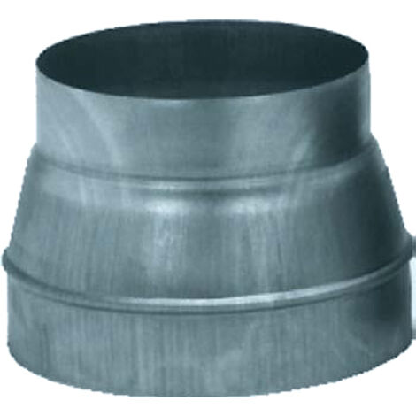 Unelvent – Réduction conique acier galvanisé D 125/80 mm – Raccord VMC pour ventilation – 864321
