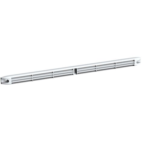 Atlantic – Capuchon de façade standard blanc pour VMC – Largeur 400mm – Hauteur 23mm – Épaisseur 12mm – 422353 (1/3)
