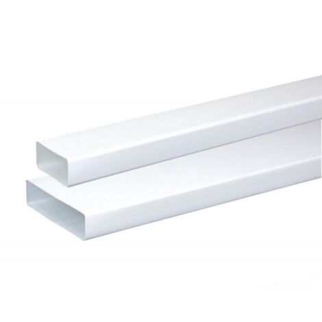 Tr 55 x 110 p - 3m - tube rectangulaire plastique rigide section 55 x 110 (460000)