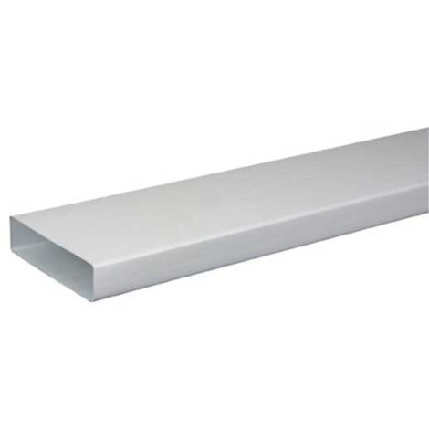 Tr 55 x 220 p - 3m - tube rectangulaire plastique rigide section 55 x 220 (460007)