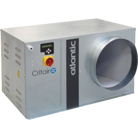 Atlantic – Caisson d'extraction basse consommation 1500 m3/h – Moteur EC 230V – Piquages en ligne – Accès simplifié (1/3)