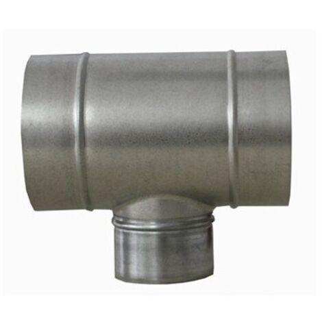 Atlantic – Raccord VMC Te 125/80 – Configuration inégale D125/80 – Conduits métalliques pour espaces confinés – 523261 (1/4)