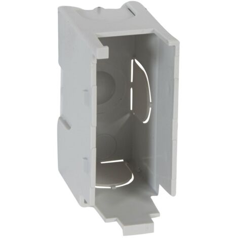 Boîtier pour paroi mince Batibox 1 module pour supports références 080290/080292 et 080294 LEGRAND 080010