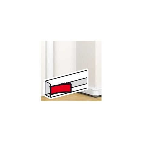 Couvercle pour goulotte à clipsage direct Mosaic 50x80mm/130mm/180mm blanc antimicrobien LEGRAND 075729