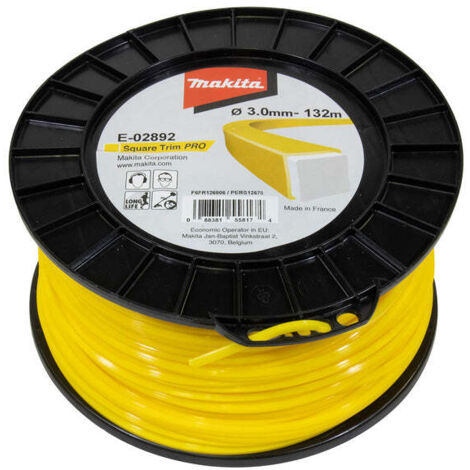 FIL CARRE SQUARE TRIM PRO 3mm 132m MAKITA E-02892
