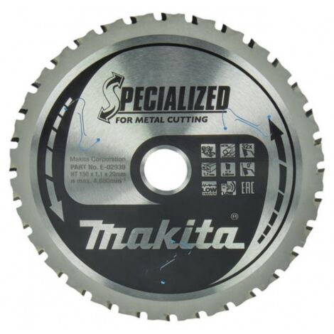 Makita E-02939 Efficut lame de scie à onglet 150x20 mm pour métal (1/5)