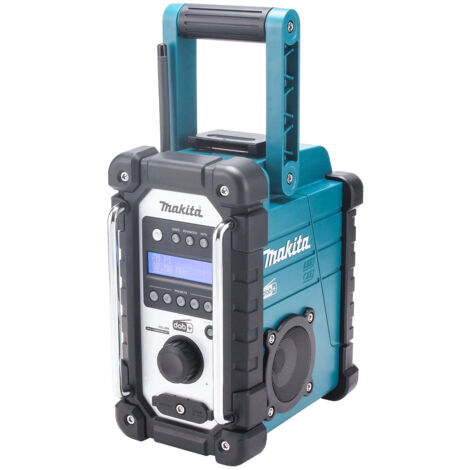 Makita – Radio de chantier DAB+ USB – Alimentation 18V – IP64 pour chantiers humides – DMR110N