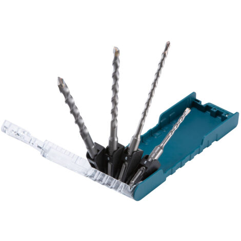 Coffret 4 Forets SDS-Plus 2 taillants (Gamme économique) 5/6/8/10mm MAKITA D-74136