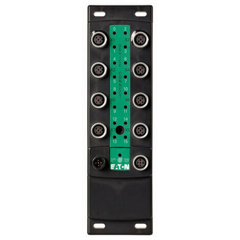 Module-bloc E/S SWD IP69K 24 VDC 16 E/S paramétrables avec alimentation 8 M12 000174750 EATON EU8E-SWD-16DD (1/2)