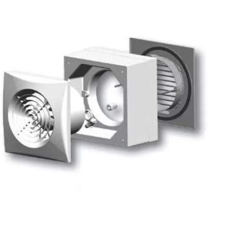 Unelvent – Kit de montage sur vitre pour aérateur Silent 100 – Diamètre perçage 110 mm – Compatible épaisseur verre 3 à 8 mm – Installation rapide