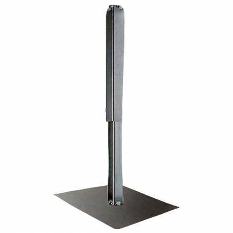 Support de conduit acier galvanisé sur terrasse, base 300 x 300 mm S&P (UNELVENT) 867863
