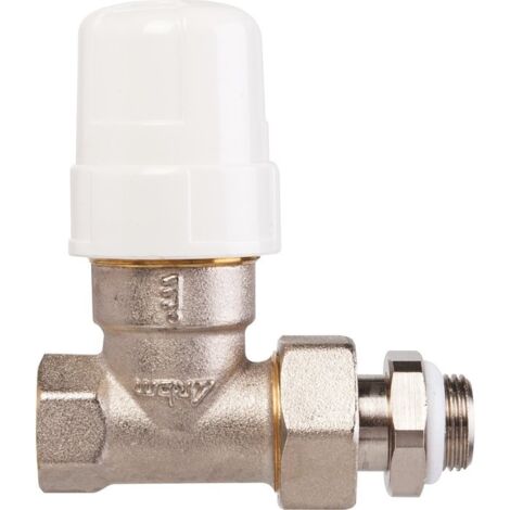 Vanne thermostatique droite RBM 32 avec raccord en fer Ø3/4" - Modèle 00320500 (1/2)