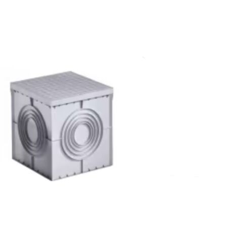 COUVERCLE FERMÉ GRIS 300X300 GEWISS DX59710