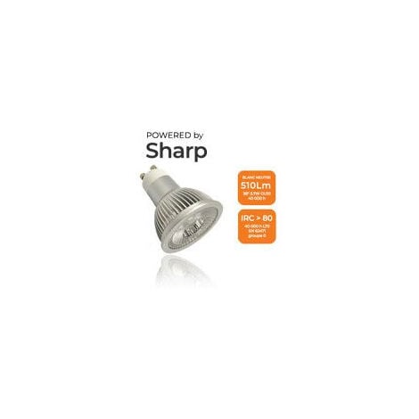 Lampe Led 6w SHARP GU10 ND 4000K AEROSPOT 550291