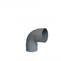 COUDE PVC A 87.30° POUR EVACUATION DOUBLE FEMELLE