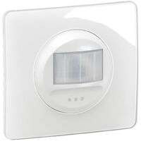 Détecteur mural sans Neutre avec dérogation 100W LED Céliane complet Blanc LEGRAND CG0050