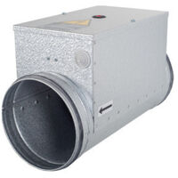 Batterie électrique circulaire de conduit autorégulée avec reglage de la consigne via commande deportée tri 400V NATHER 556966