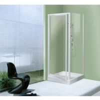 INES PORTE PIVOTANTE 70 EXTERIEURE GRANITE BLANC ALUTRADE PLEIN SUD INESG70-6A