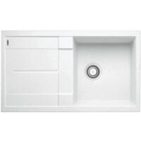 EVIER BLANCOMETRA 5S 1 CUVE+EG OUT ALUMETALLIC BLANCO 513213