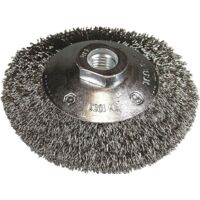 Brosse conique 100mm M14 fils ondulés 0.3 HIKOKI 751318