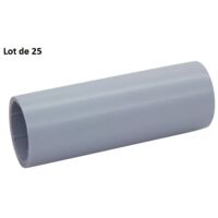 Lot de manchons de repérage gris pour pieuvriste clip'ohm Ø16mm - Boite de 25