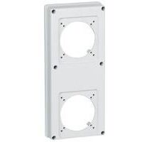 Plastron P17 280x125mm recevant 2 prises 16A ou 32A pour composer un coffret P17 LEGRAND 057718