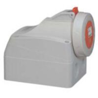 Legrand – Prise saillie P17 IP66/67 32A 380V à 415V 3P+T – Plastique résistant aux agents chimiques – Pour chantiers intérieurs et extérieurs
