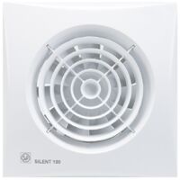 Unelvent – Aérateur permanent silencieux 100 CRZ – Clapet anti-retour – Pour espaces confinés – 402885