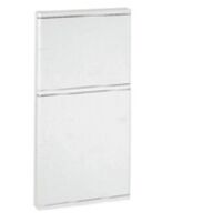 Legrand – Porte isolante pour bac étroit GTL – 1 travée – IP40 IK07 – Fixation rapide – Pour coffrets 13 modules – Blanche
