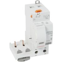 Bloc différentiel adaptable à vis DX³ pour disjoncteur 1 module par pôle - 2 Pôles 230V 40A type F 300mA LEGRAND 410446