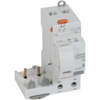 Bloc différentiel adaptable à vis pour DX³ 1 module par pôle 2 Pôles 230V 63A type F-S 300mA sélectif LEGRAND 410457
