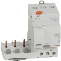 DX3 BLOC DIFFERENTIEL TRIPHASE 63A TYPE HPI 300MA LEGRAND 410493