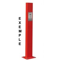 Borne vl acier 4 mm haut. 165 cm pour 1plat. audio/vidéo-ni repris ni échangée BA165V AIPHONE 140017