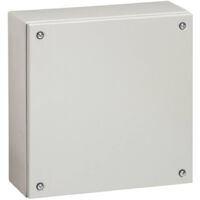 Boîtier industriel Atlantic métal carré IP66 IK10 300x300x120mm RAL7035 LEGRAND 035608