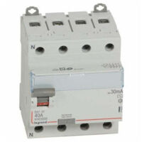 Legrand – Interrupteur différentiel DX³-ID 4P 400V 40A type AC 30mA – Protection contre les fuites de courant – Connexion à vis – Norme NF EN 61008-1