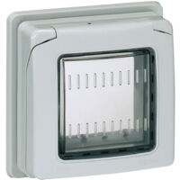 Adaptateur IP55 pour mécanismes Mosaic 2 modules pour coffrets mobiles P17 LEGRAND 053948